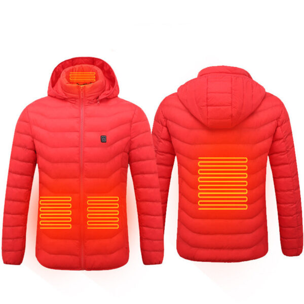 New Heated Jacket Coat USB Electric Jacket Cotton Coat Heater Thermal Clothing Heating Vest Men's Clothes Winter - Image 9