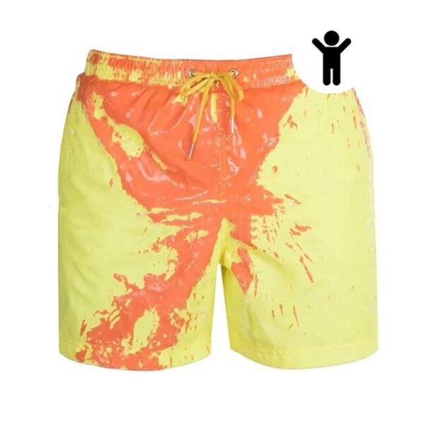 Magical Change Color Beach Shorts Summer Men Swimming Trunks Swimwear Swimsuit Quick Dry bathing shorts Beach Pant - Image 4